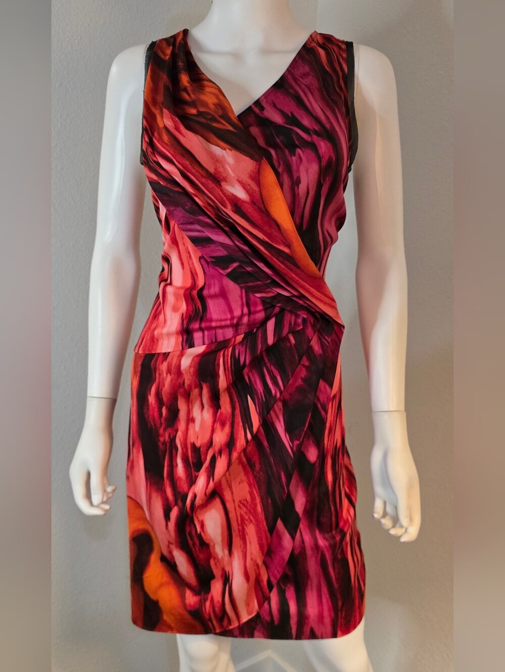 EXTRAORDINARY💎Simply Vera Wang Printed Dress